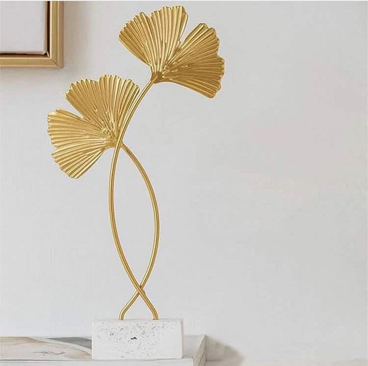 Modern Metal Leave Statue, Home Miniature Ornament, Iron Exquisite Home Décor Modern Metal Leave Statue, Home Miniature Ornament, Iron Exquisite Home Décor
